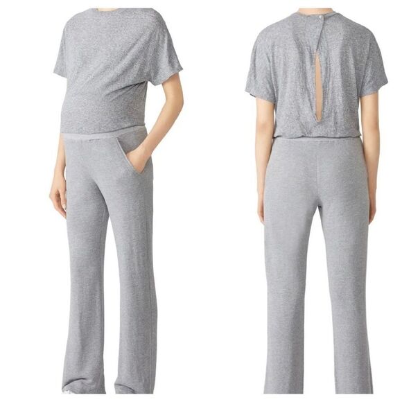 MONROW Maternity Dolman Jumpsuit - Picture 1 of 12
